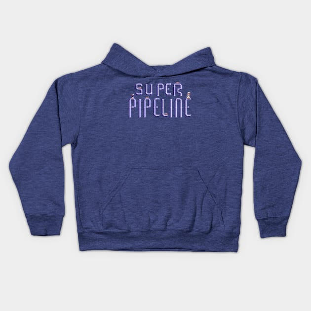 Super Pipeline Kids Hoodie by ilovethec64